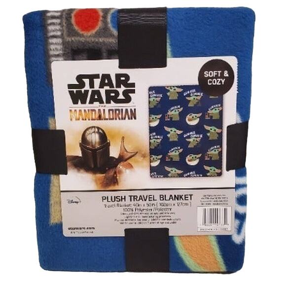 Star Wars The Mandalorian Yoda Blanket Baby Yoda Blanket - Picture 1 of 4